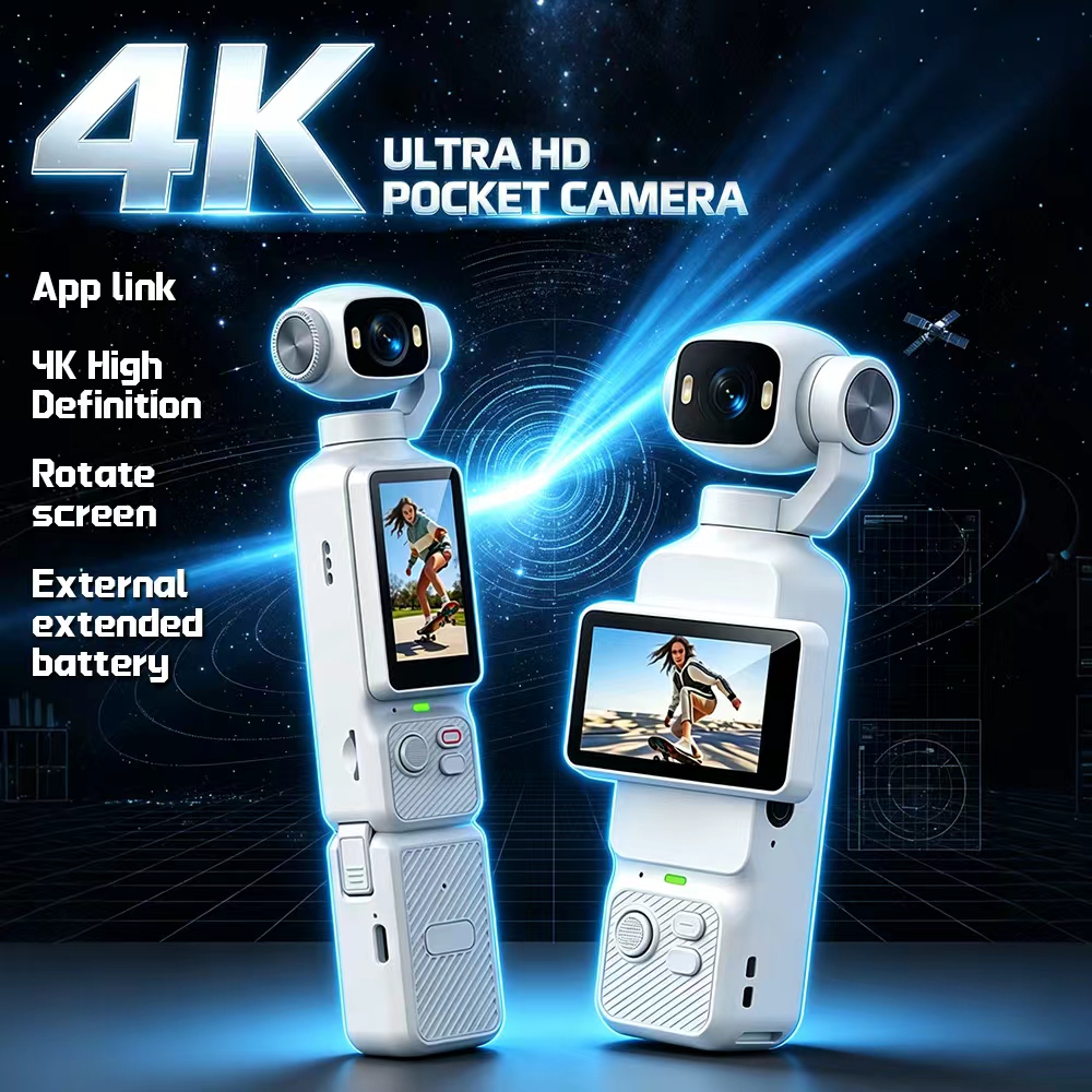 Outdoor Lighting Video - LK-033 4K Pocket Handheld Gimbal Action