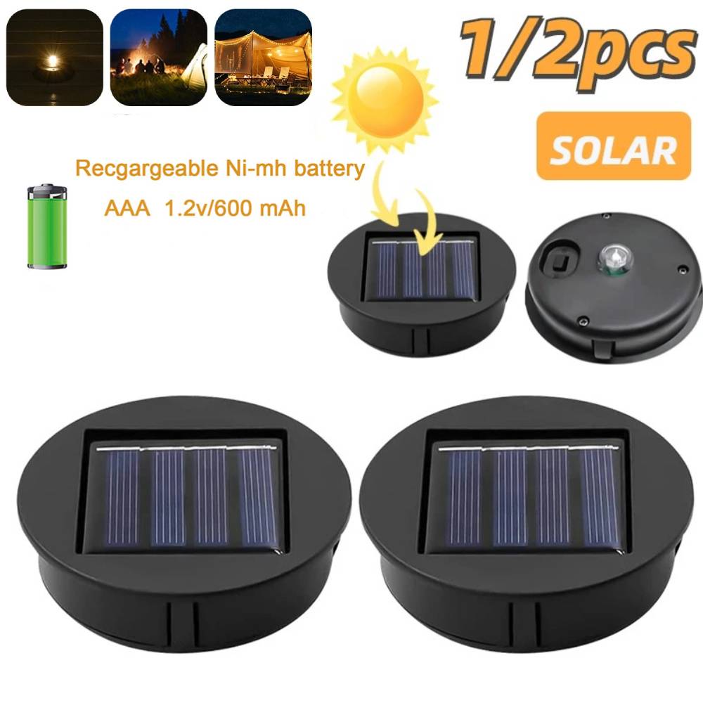 Outdoor Lighting Replacement Parts - Solar Light Replacement Top Solar Panel