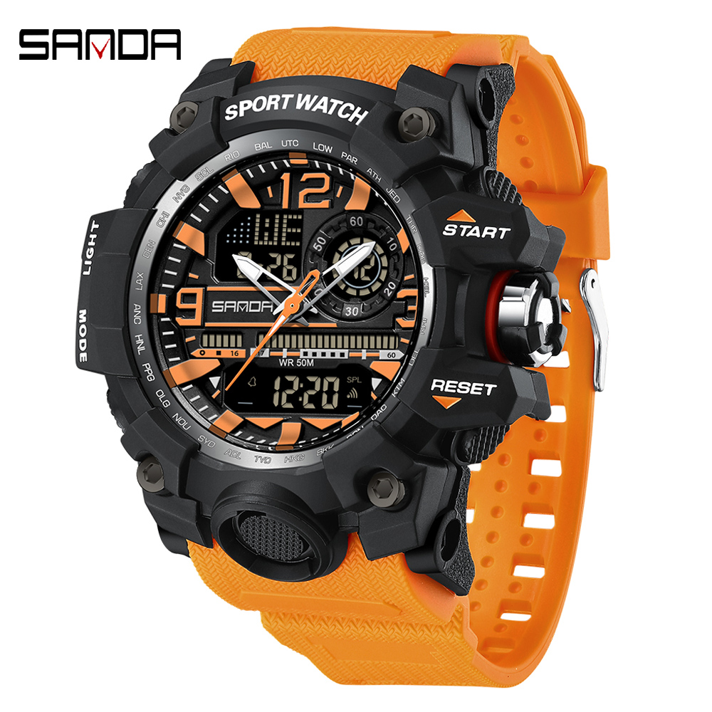 Outdoor Lighting Zones - SANDA 3133 Outdoor Men's Watches TPU