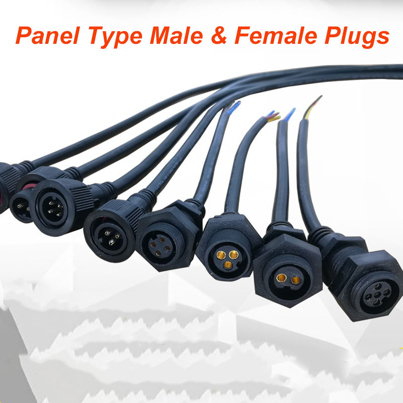 Outdoor Lighting Joint Box - IP68 Waterproof Panel Mount Connector 2/3/4/5