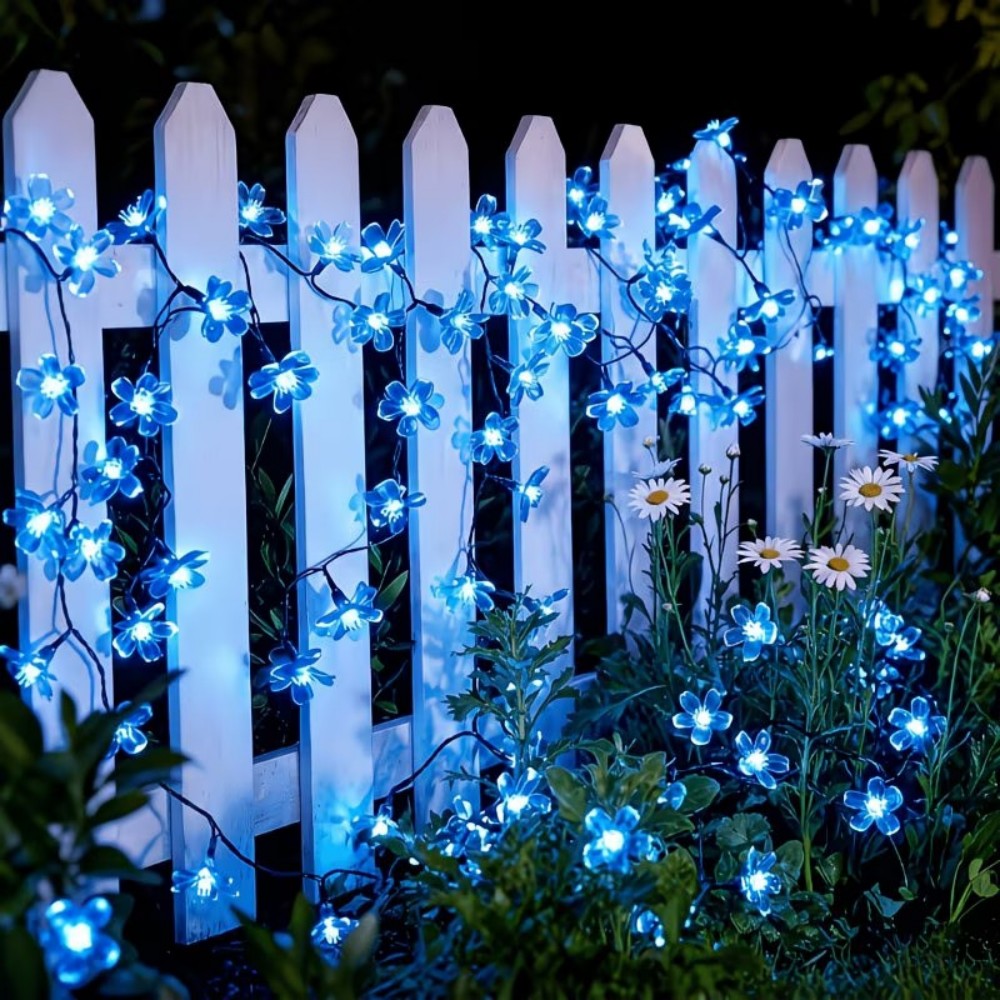 Solar Fairy String - Solar Cherry Blossom Outdoor String Lights,