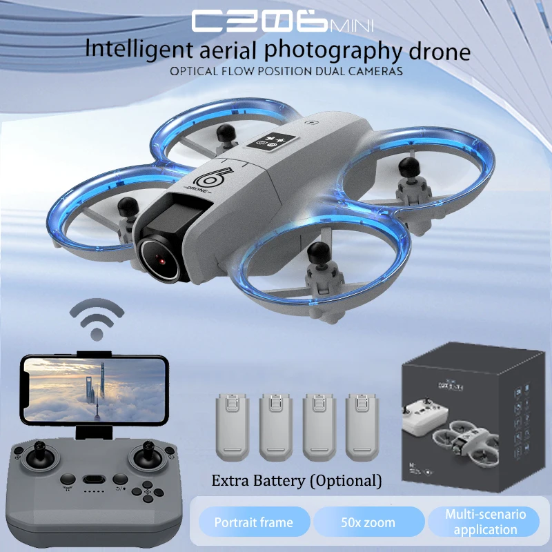 Outdoor Lighting Video - CZ06 Mini RC Quadcopter Drone -