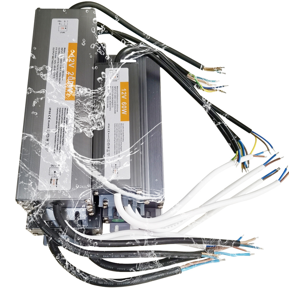 Outdoor Lighting Transformer Box - AC85V-265V to DC12V/24V led waterproof IP67