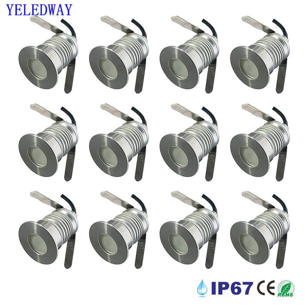Ground Light Recessed - IP67 Waterproof 1W LED Underground Light