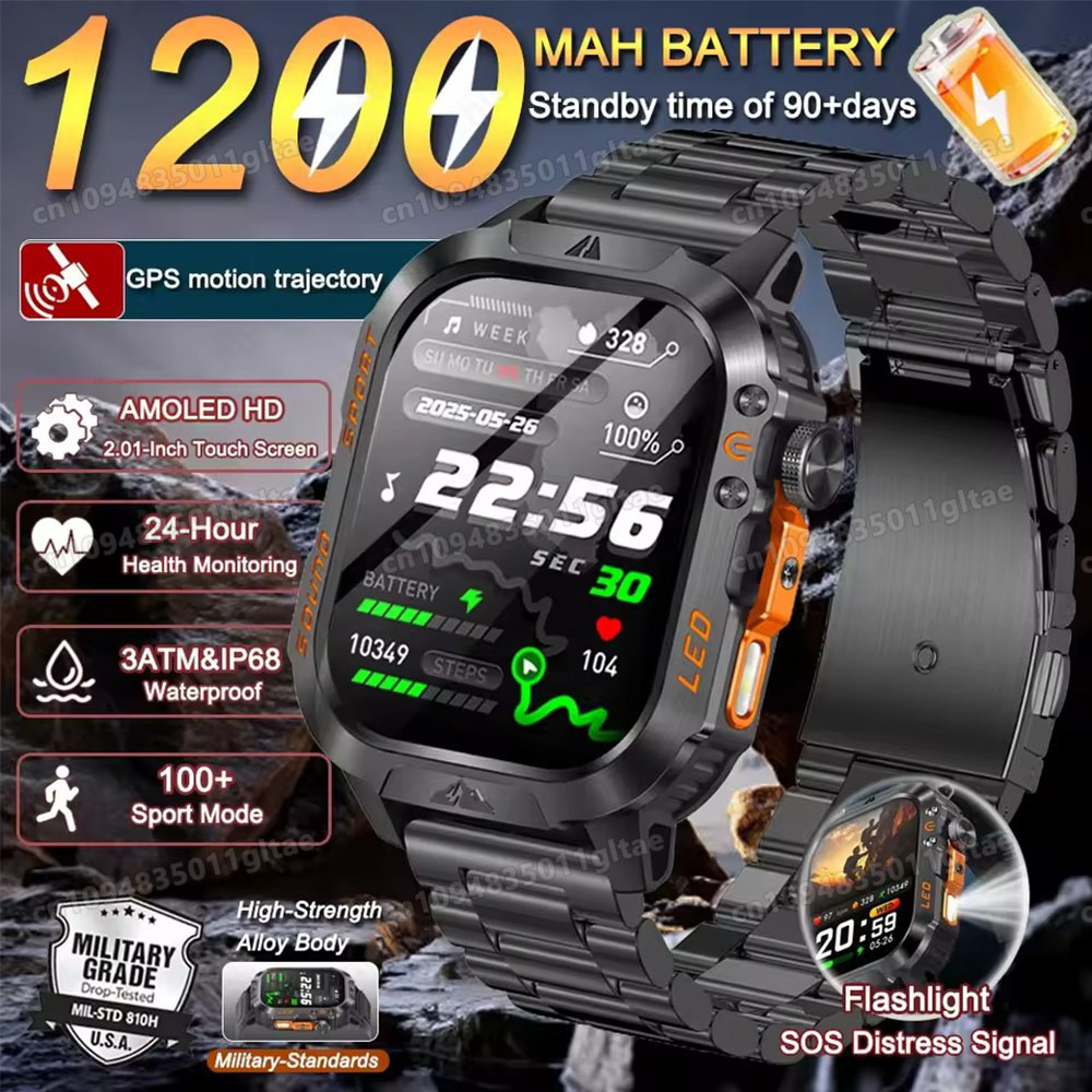 Outdoor Lighting Zones - 2026 New Military Smart Watch Men