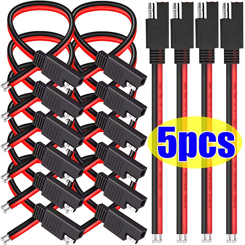 Outdoor Lighting Extension Cable - Motorcycle Battery Charger Cable SAE Harness