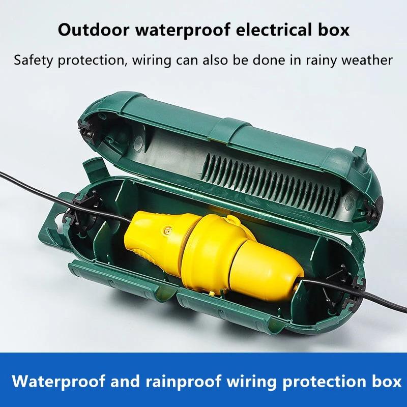 Outdoor Lighting Extension Cord - Outdoor Waterproof Extension Cord Cover Electrical