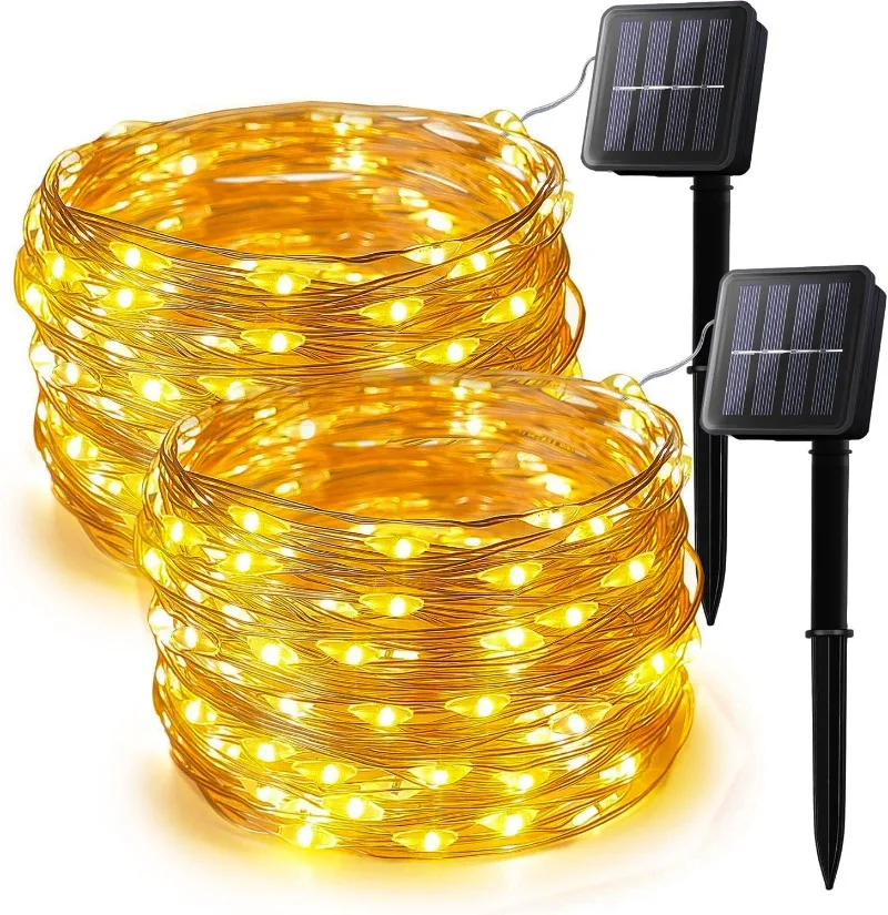 Solar Fairy String - Solar Fairy Lights Outdoor Waterproof Solar