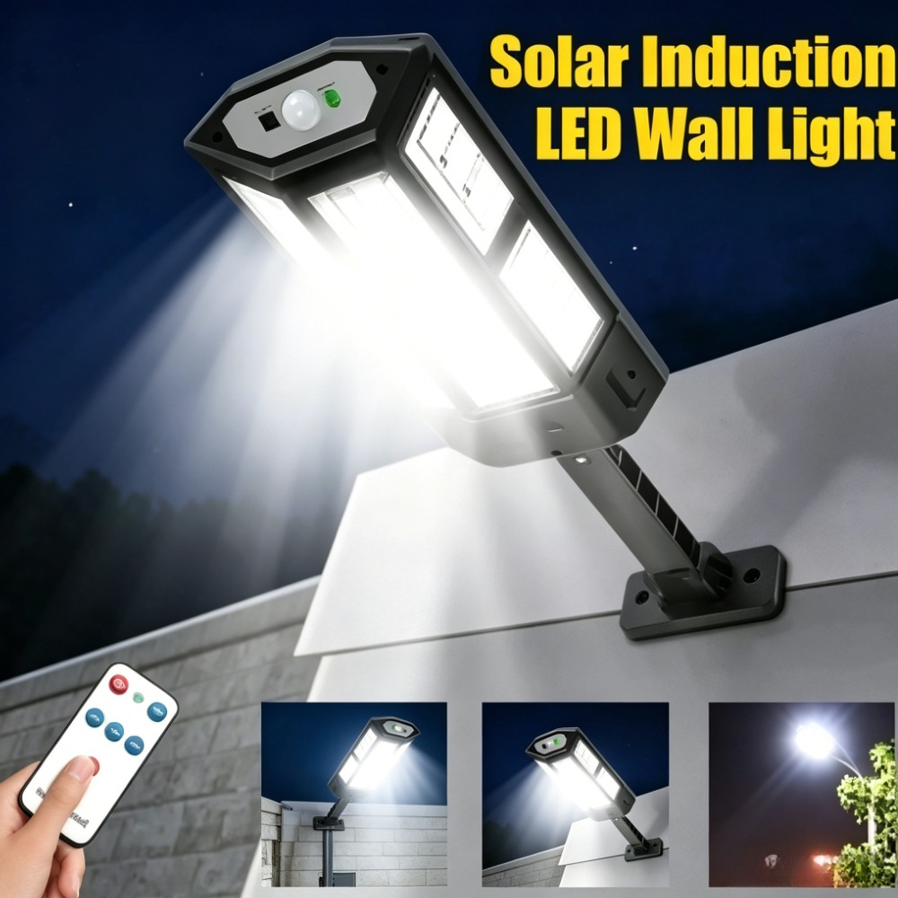 Solar Wall Sconce - Powerful LED Solar Lamp Outdoor Courtyard