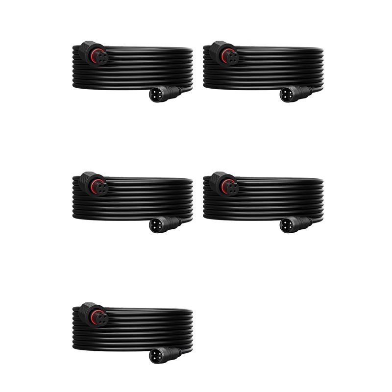 Exquisite-5Pcs 10FT Extension  - огляд і ціна Outdoor Lighting Extension Cord