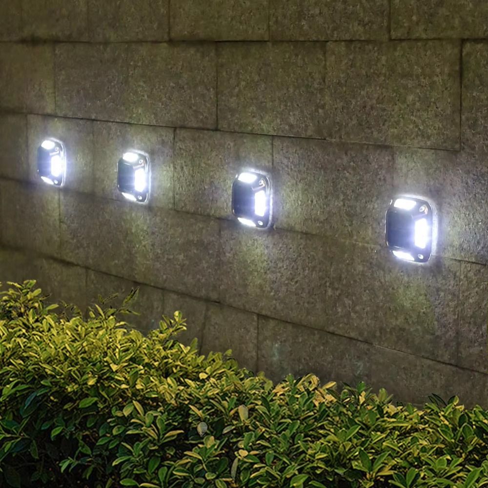 4 PCS 8 LED Solar Ground Light - огляд і ціна Ground Light Recessed