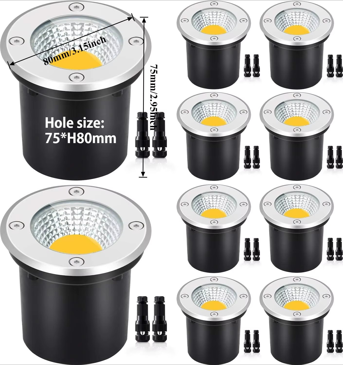 IP67 Waterproof LED Outdoor Ga - огляд і ціна Ground Light Recessed