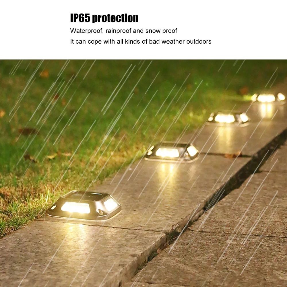 4 PCS 8 LED Solar Ground Light - огляд і ціна Ground Light Recessed