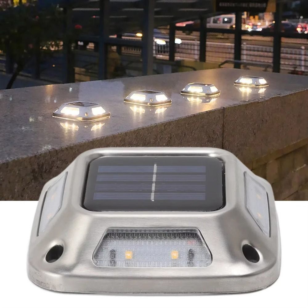4 PCS 8 LED Solar Ground Light - огляд і ціна Ground Light Recessed