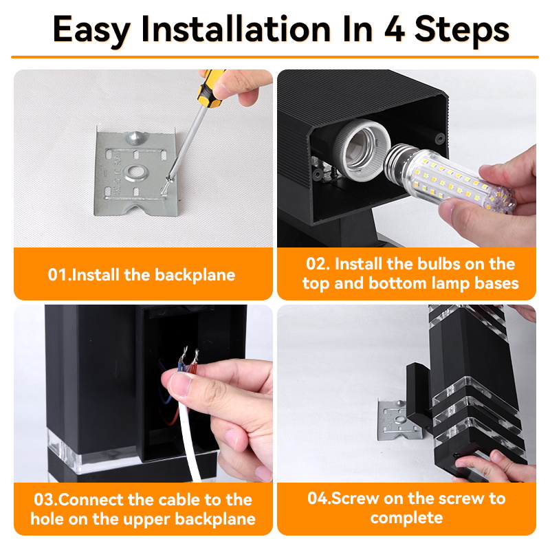 Waterproof LED Wall Lights  Re - огляд і ціна Outdoor Lighting Replacement Parts