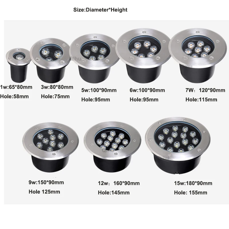Waterproof Led Light Garden Un - огляд і ціна Ground Light Recessed
