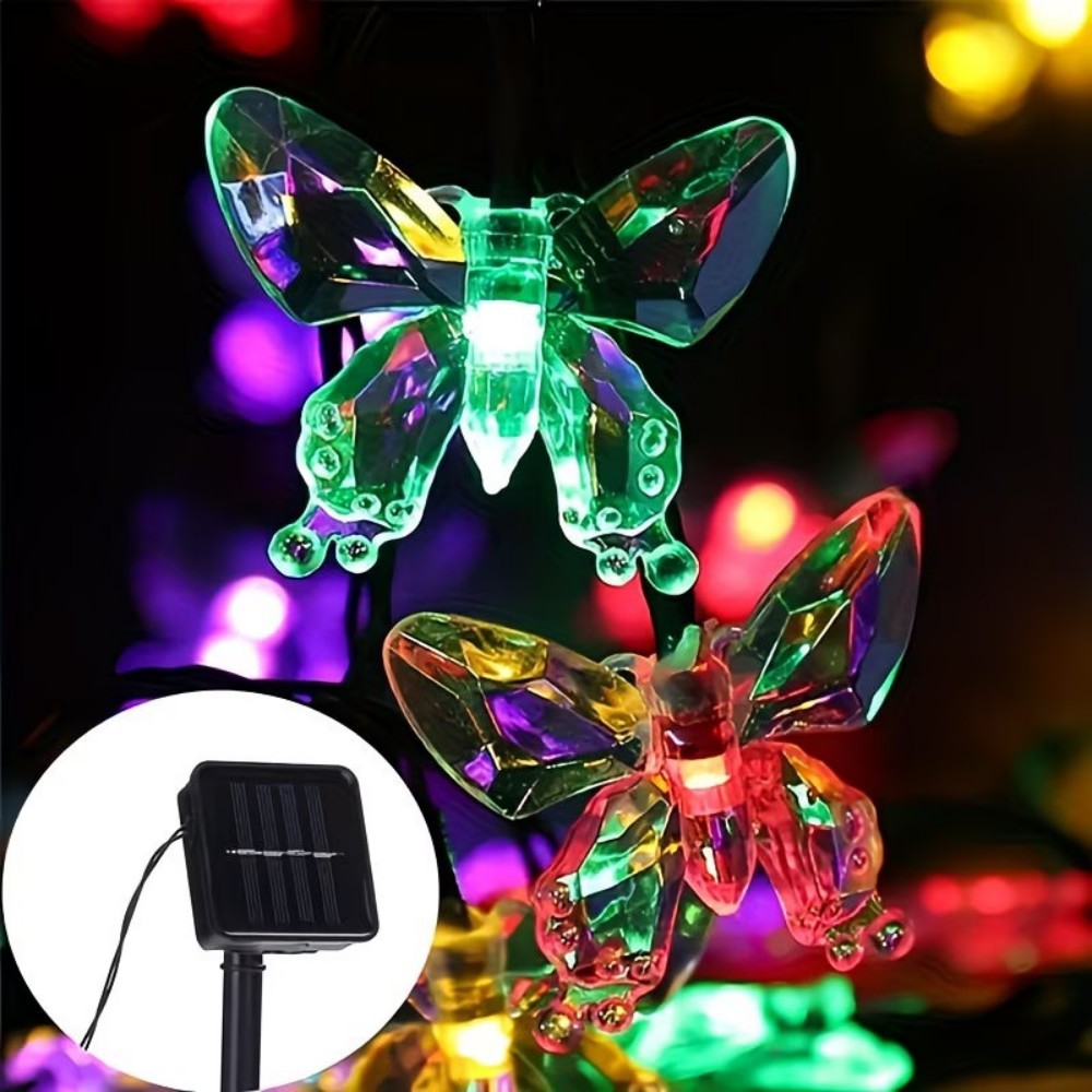 Crystal Butterfly Outdoor Fair - огляд і ціна Solar Fairy String