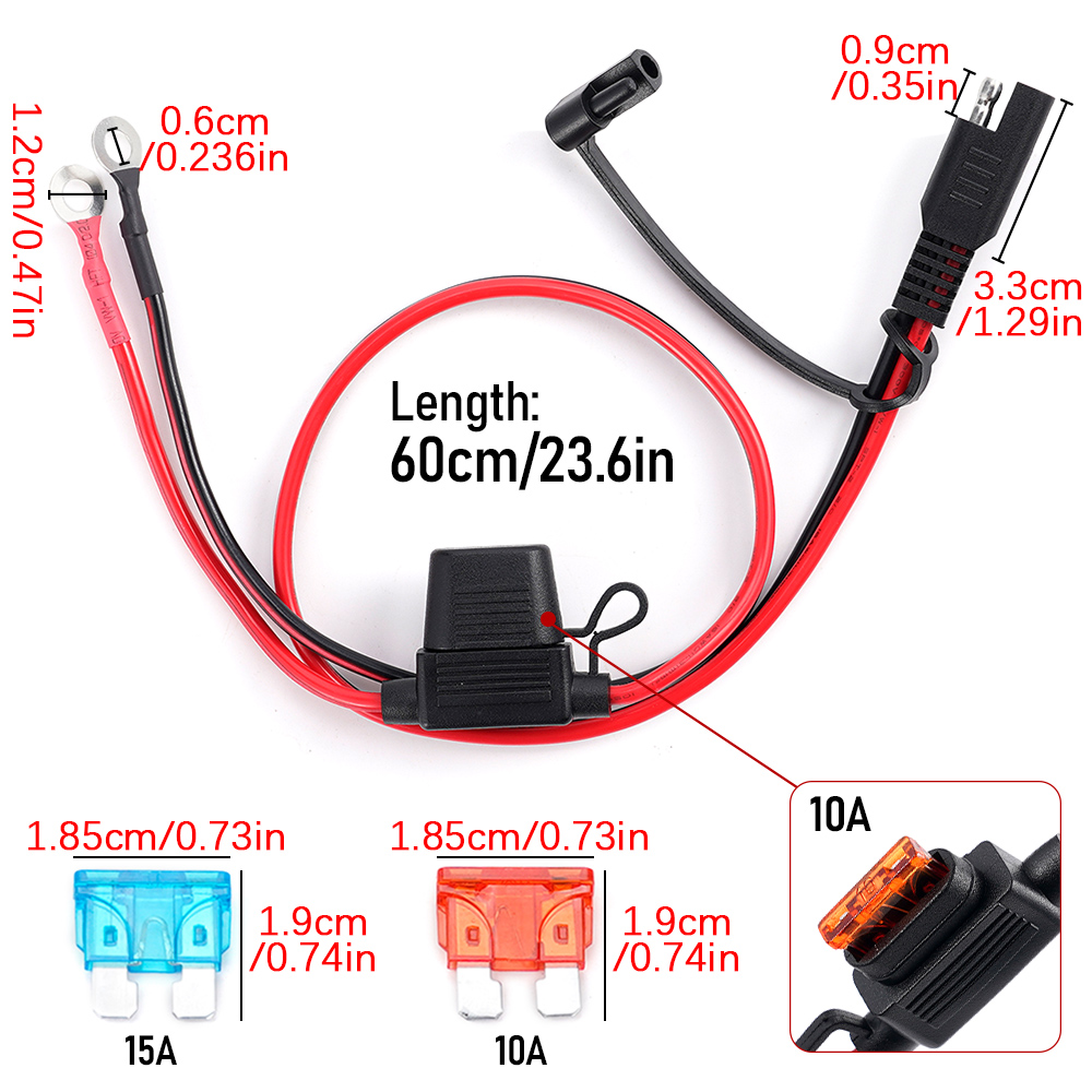 Double SAE Quick Release Cable - огляд і ціна Outdoor Lighting Extension Cable