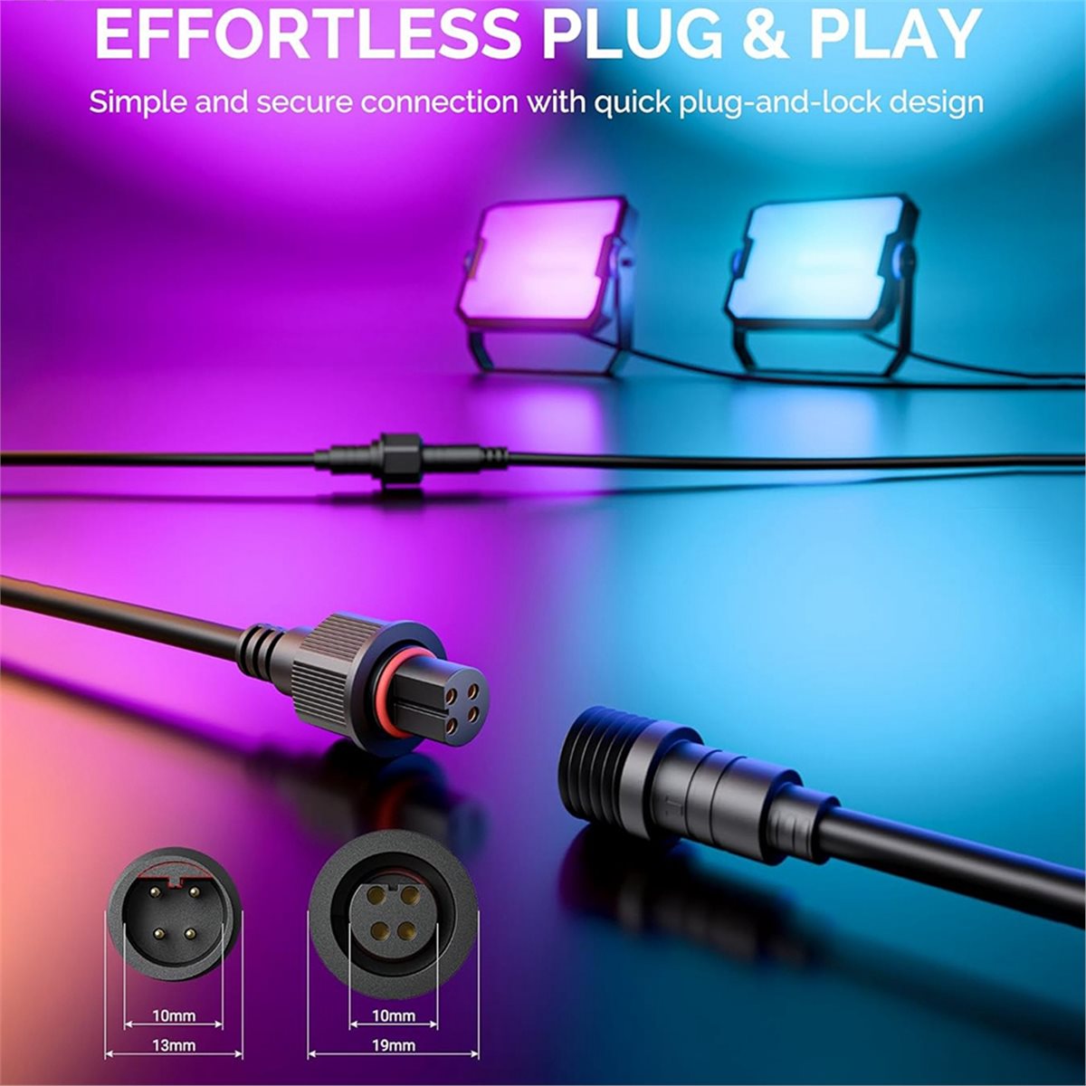 HAPPY DIAN!10FT Extension Cabl - огляд і ціна Outdoor Lighting Extension Cord