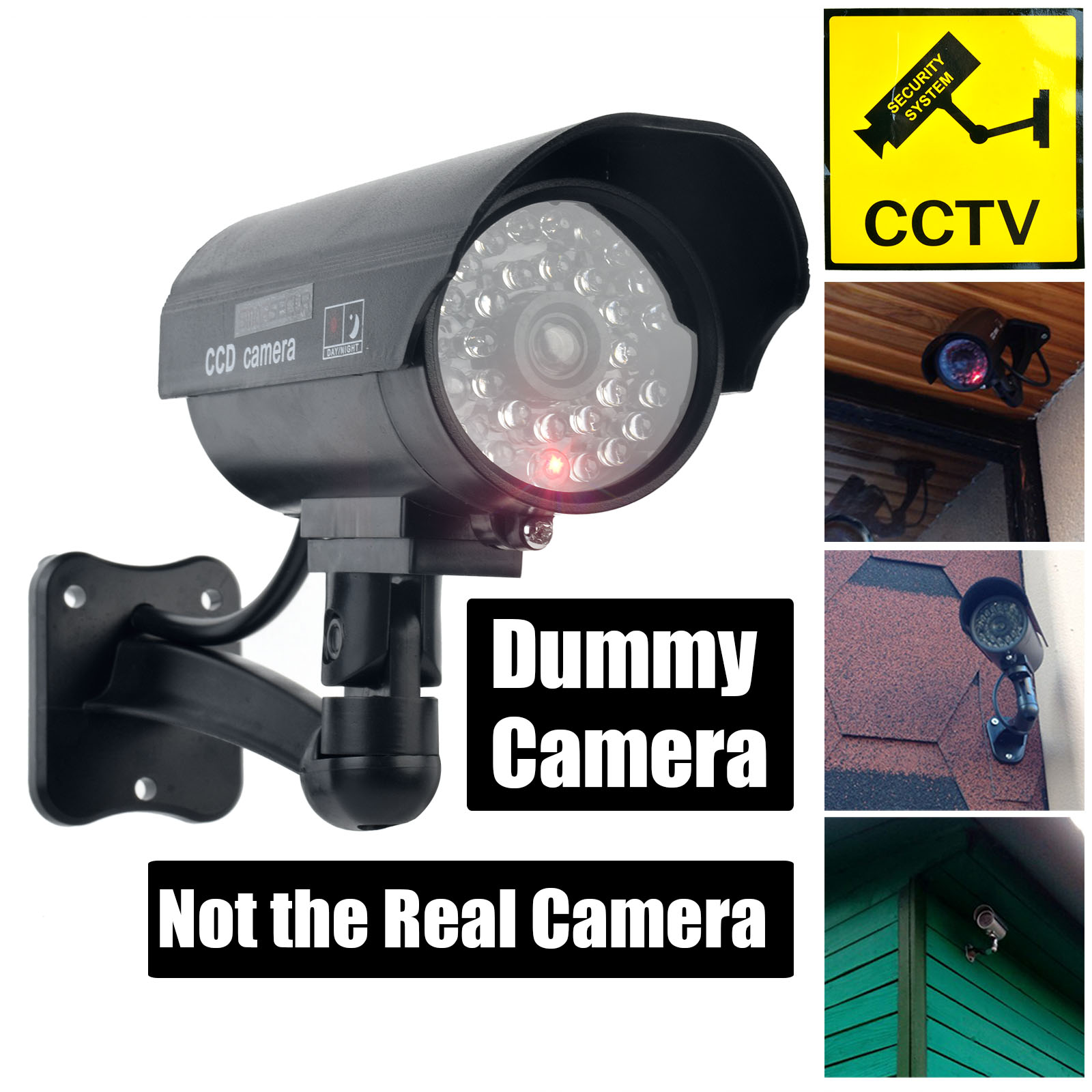 Smarsecur Fake Camera Dummy Wa - огляд і ціна Outdoor Lighting Video