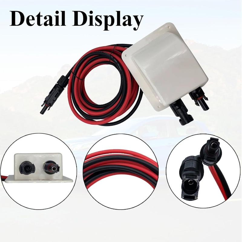1pcs ABS Solar Weatherproof En - огляд і ціна Outdoor Lighting Extension Cable