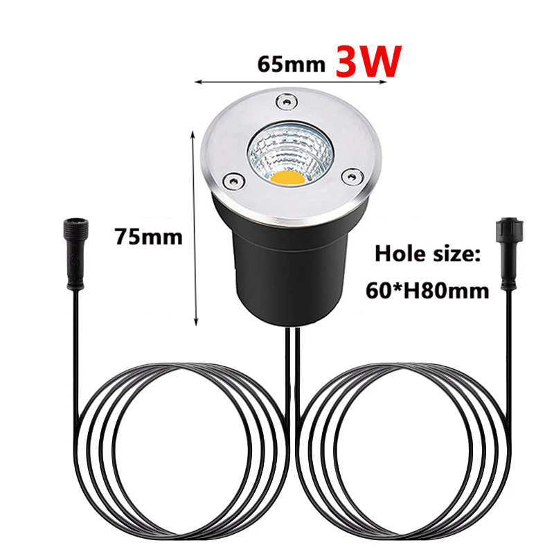 12V LED In-ground Light IP67 W - огляд і ціна Ground Light Recessed