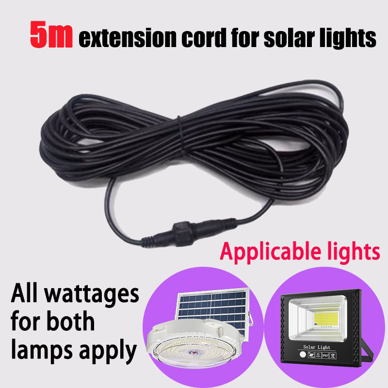 5m Double hole Plug Led Solar  - огляд і ціна Outdoor Lighting Extension Cord
