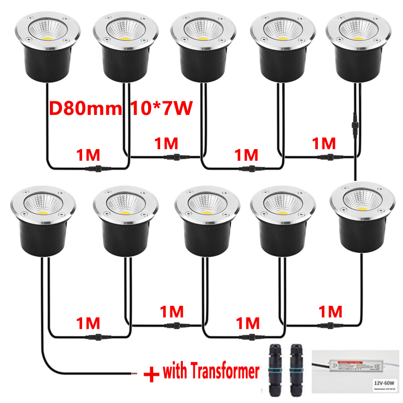 IP67 Waterproof LED Buried Lig - огляд і ціна Ground Light Recessed