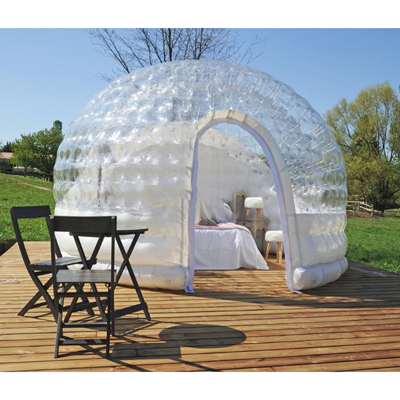 Inflatable Bubble Tent, Clear  - огляд і ціна Outdoor Lighting Rental For Party