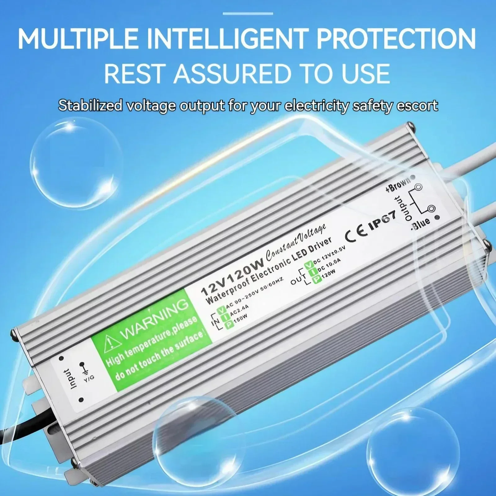12V24V 20W60W Waterproof IP67  - огляд і ціна Outdoor Lighting Transformer Box