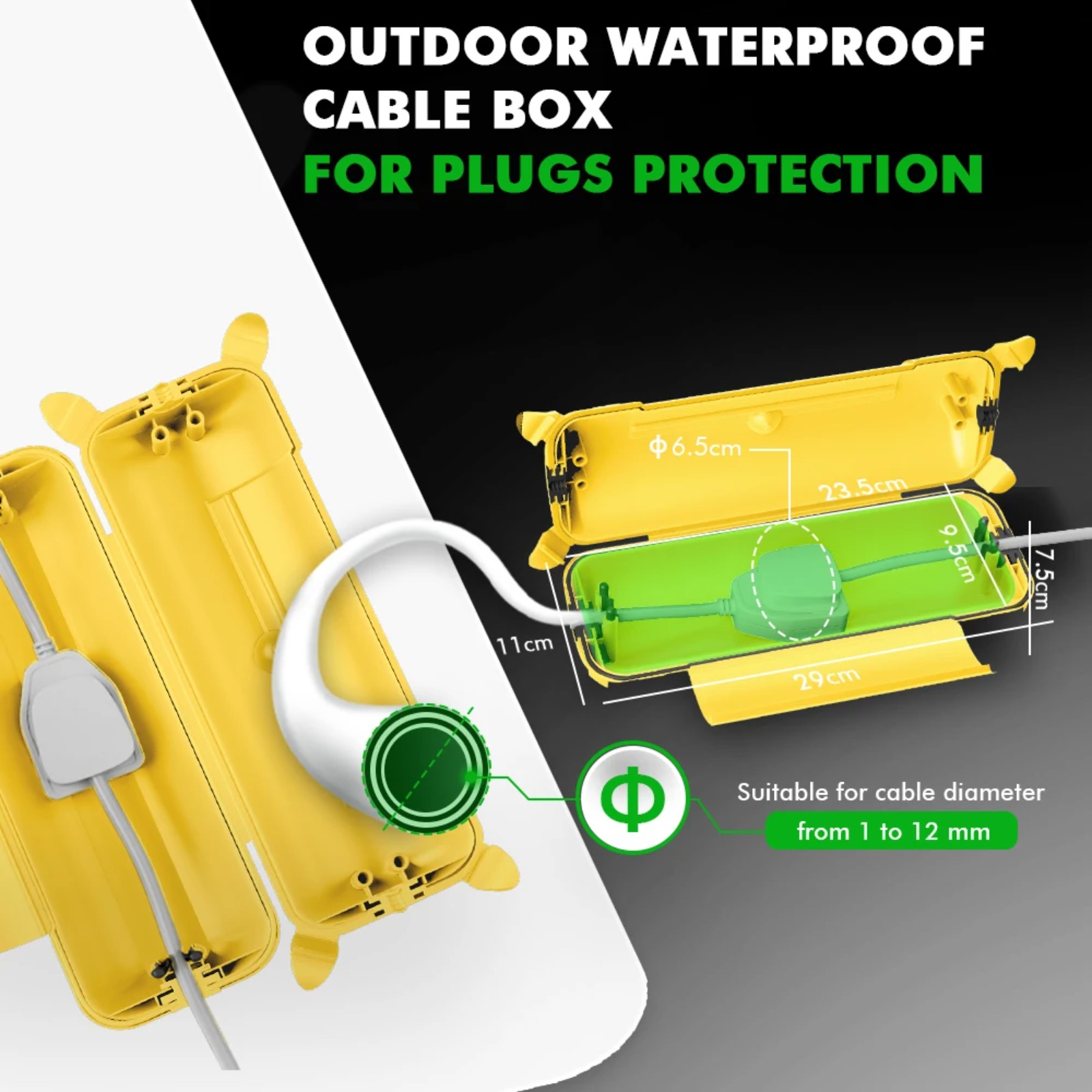 IP44 Outdoor Extension Cord Co - огляд і ціна Outdoor Lighting Extension Cord