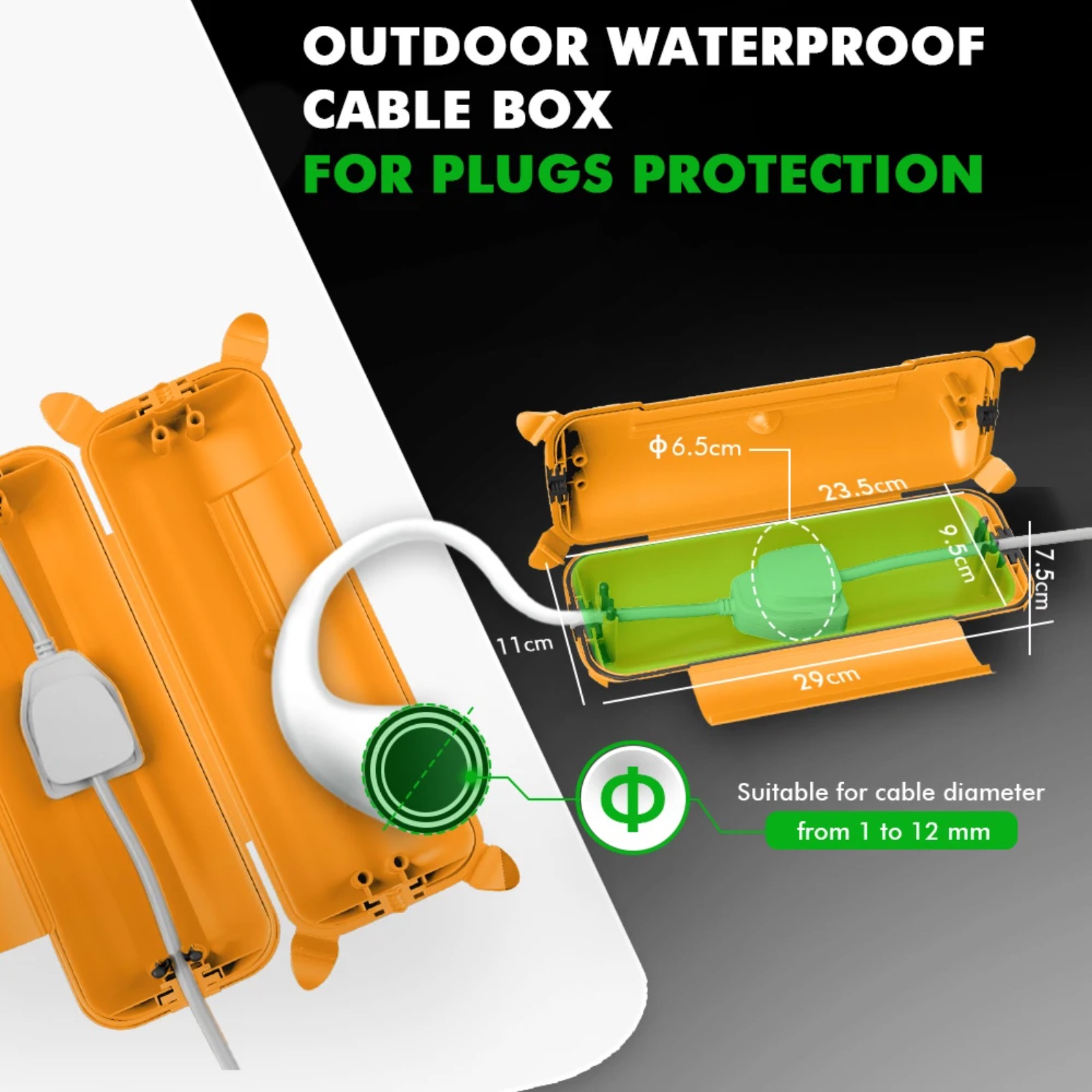 IP44 Outdoor Extension Cord Co - огляд і ціна Outdoor Lighting Extension Cord