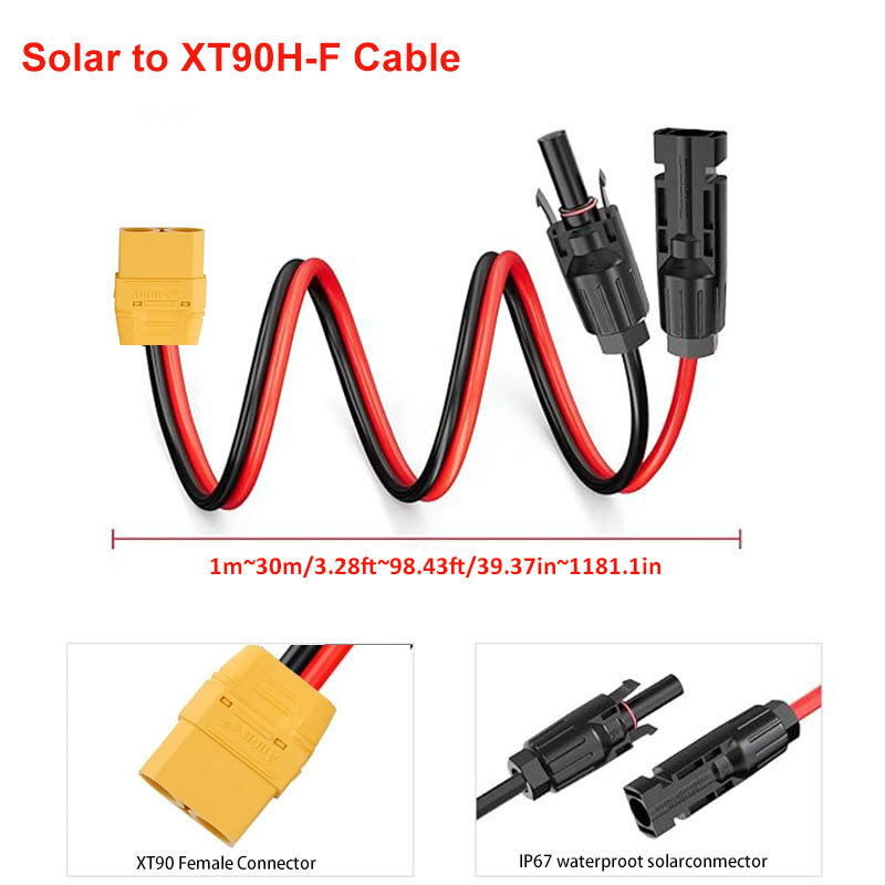 XT90 Female/Male to Solar Conn - огляд і ціна Outdoor Lighting Extension Cable