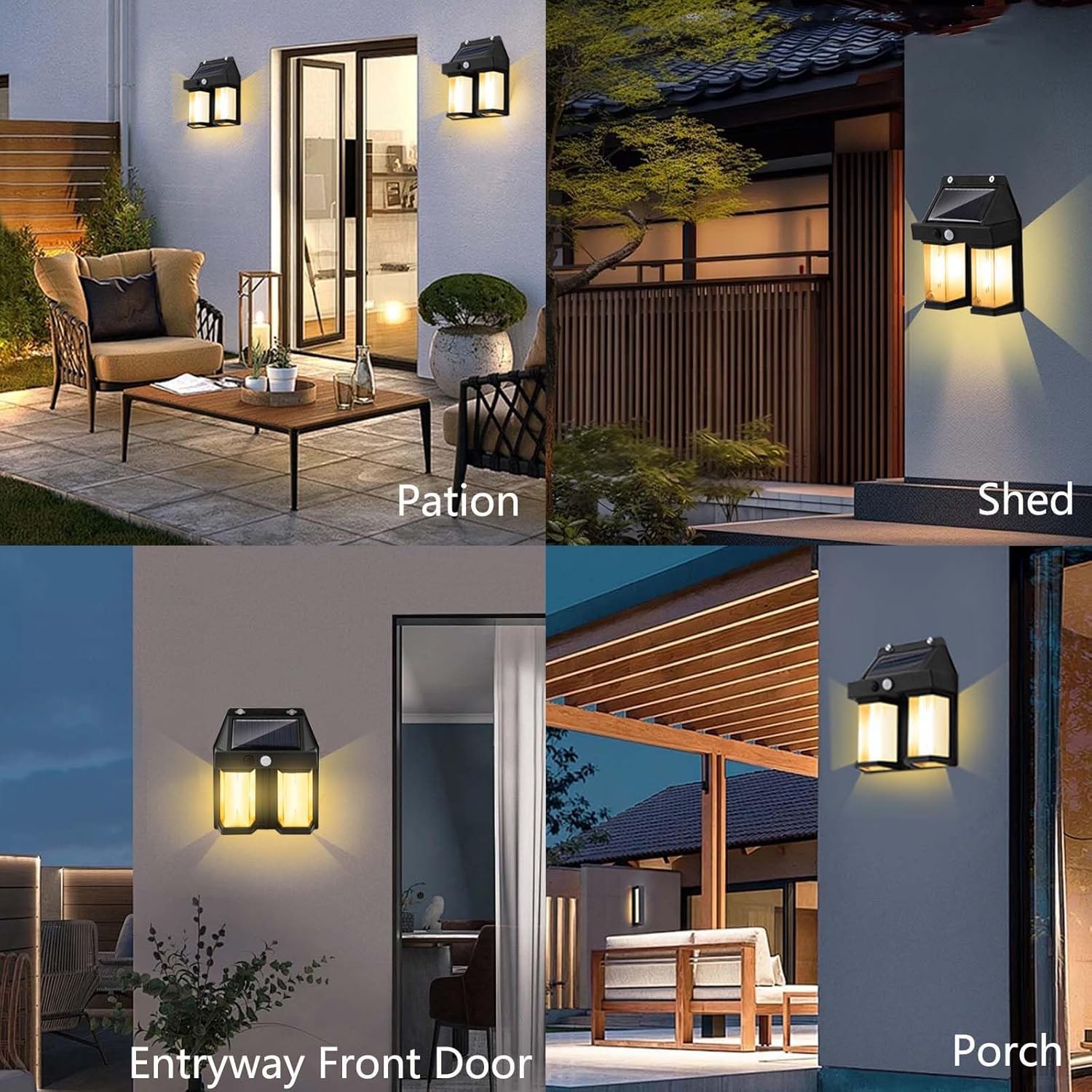Solar Powered Wall Light Vinta - огляд і ціна Solar Wall Sconce
