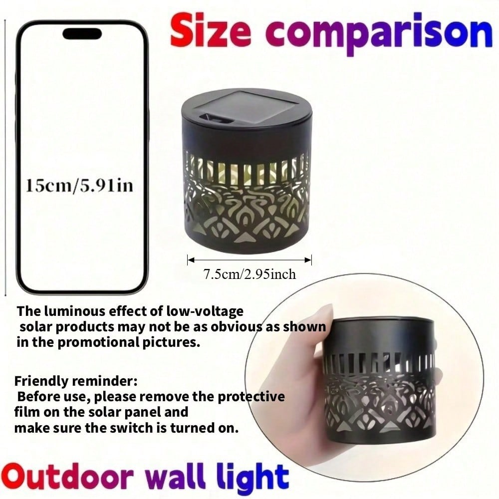 2Pcs Solar-powered mandala pat - огляд і ціна Solar Wall Sconce