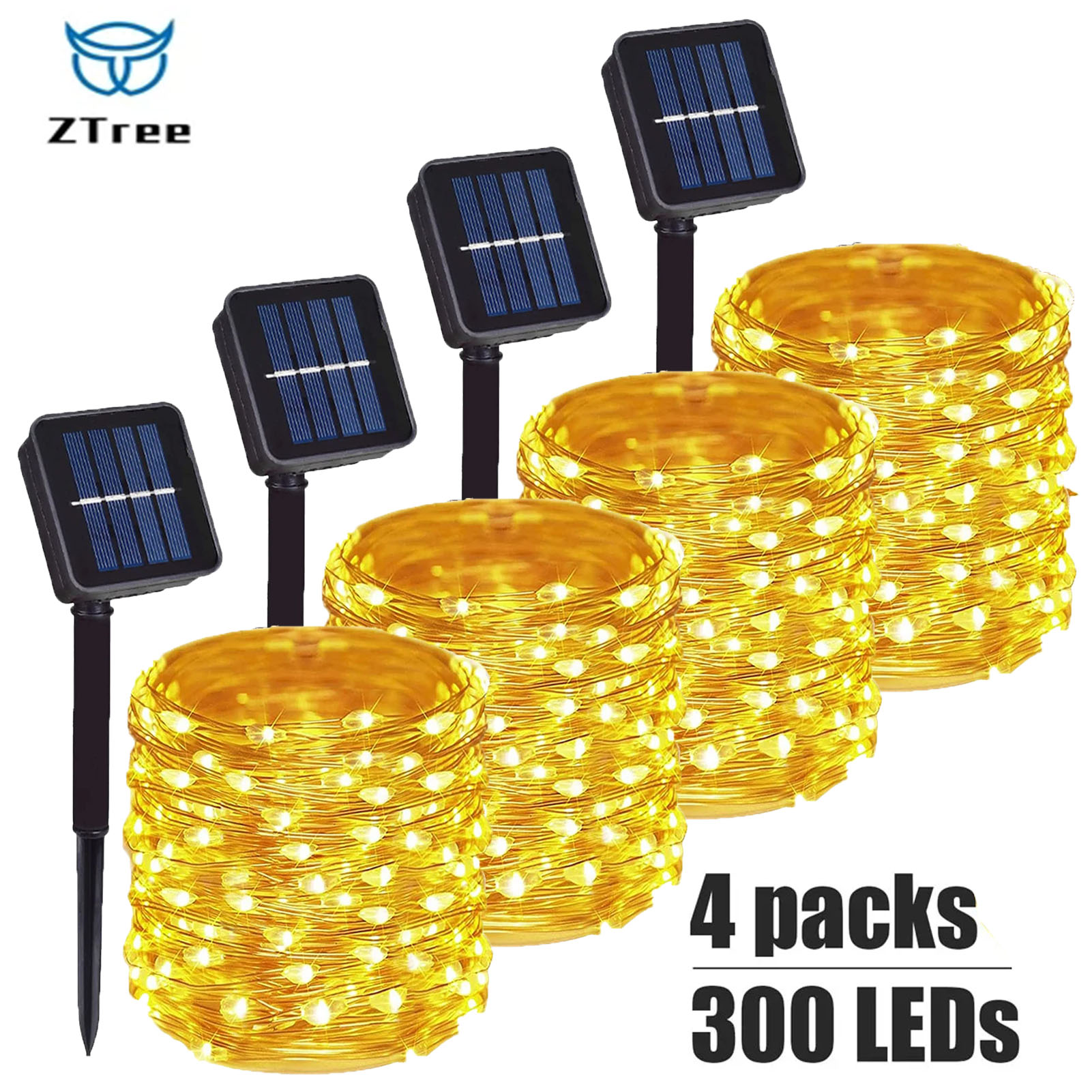 1~4Pcs Solar String Lights Out - огляд і ціна Solar Fairy String