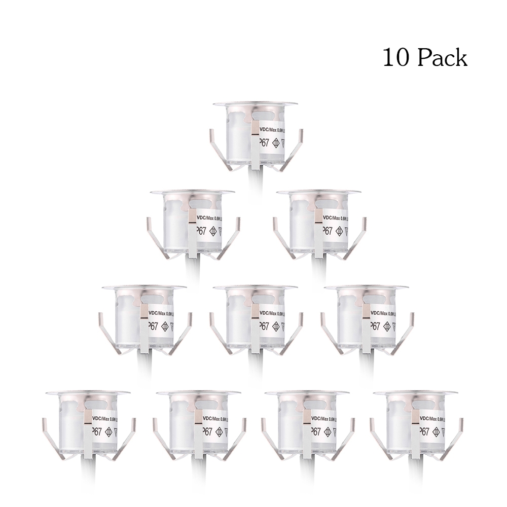 10PCS 32mm LED Deck Lights 0.6 - огляд і ціна Ground Light Recessed
