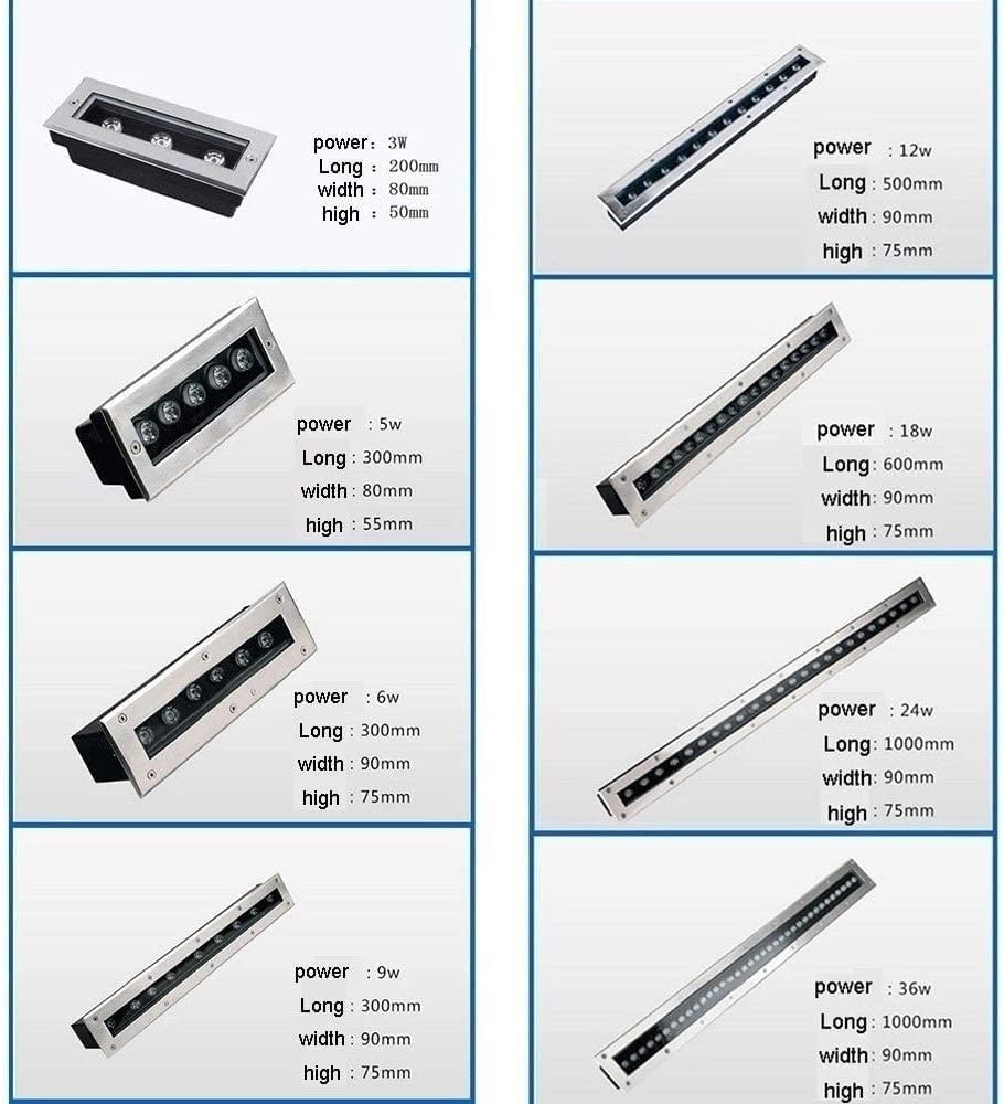 IP67 Waterproof Rectangular Li - огляд і ціна Ground Light Recessed