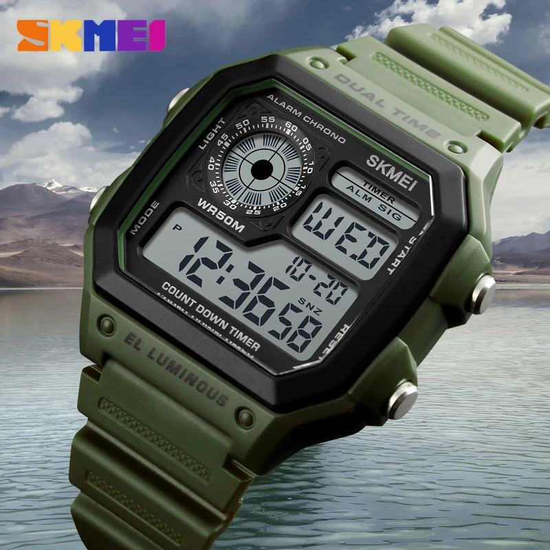 Skmei  Fashion Men PU Strap Mu - огляд і ціна Outdoor Lighting Zones